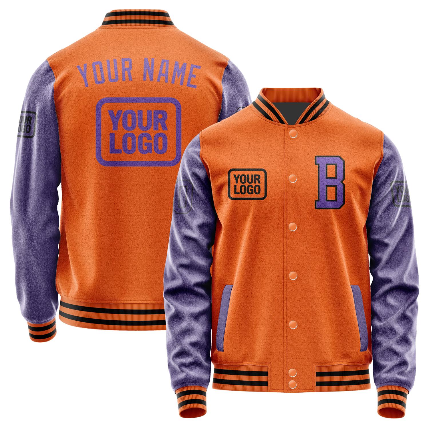 Maßgeschneidertes Orange Lavendel Jacke JA282823281717232317