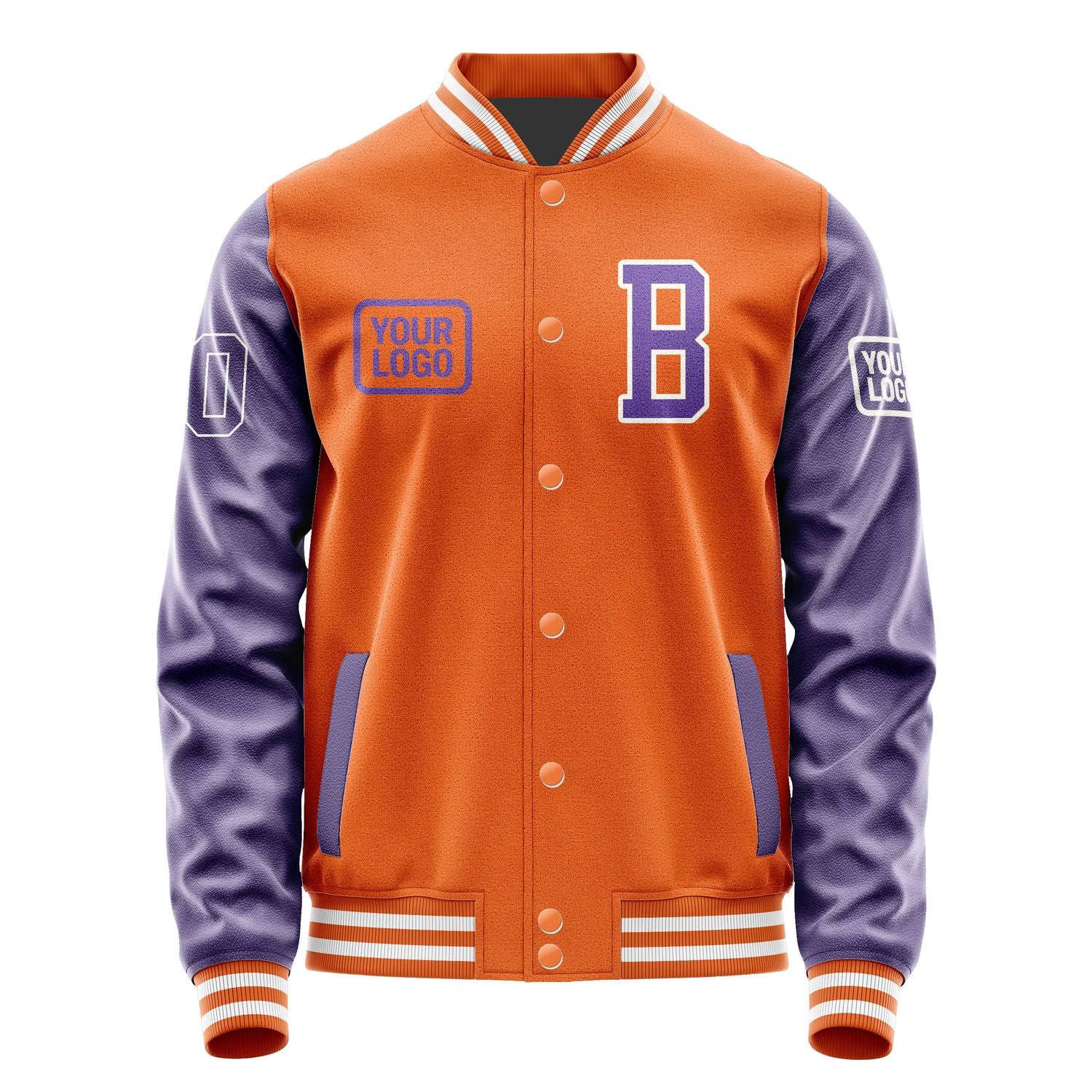 Maßgeschneidertes Orange Lavendel Jacke JA282823281818232318
