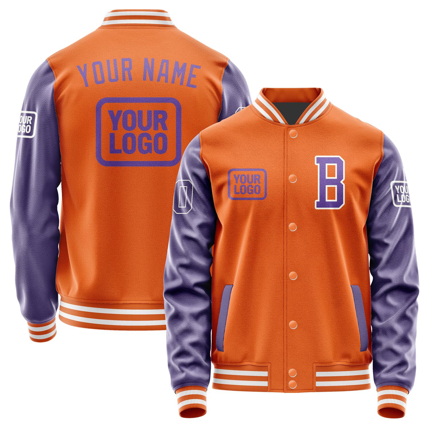 Maßgeschneidertes Orange Lavendel Jacke JA282823281818232318