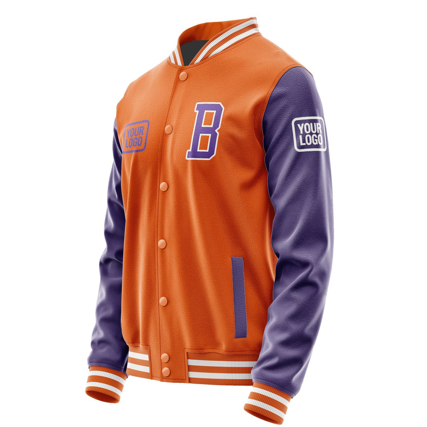 Maßgeschneidertes Orange Lavendel Jacke JA282823281818232318