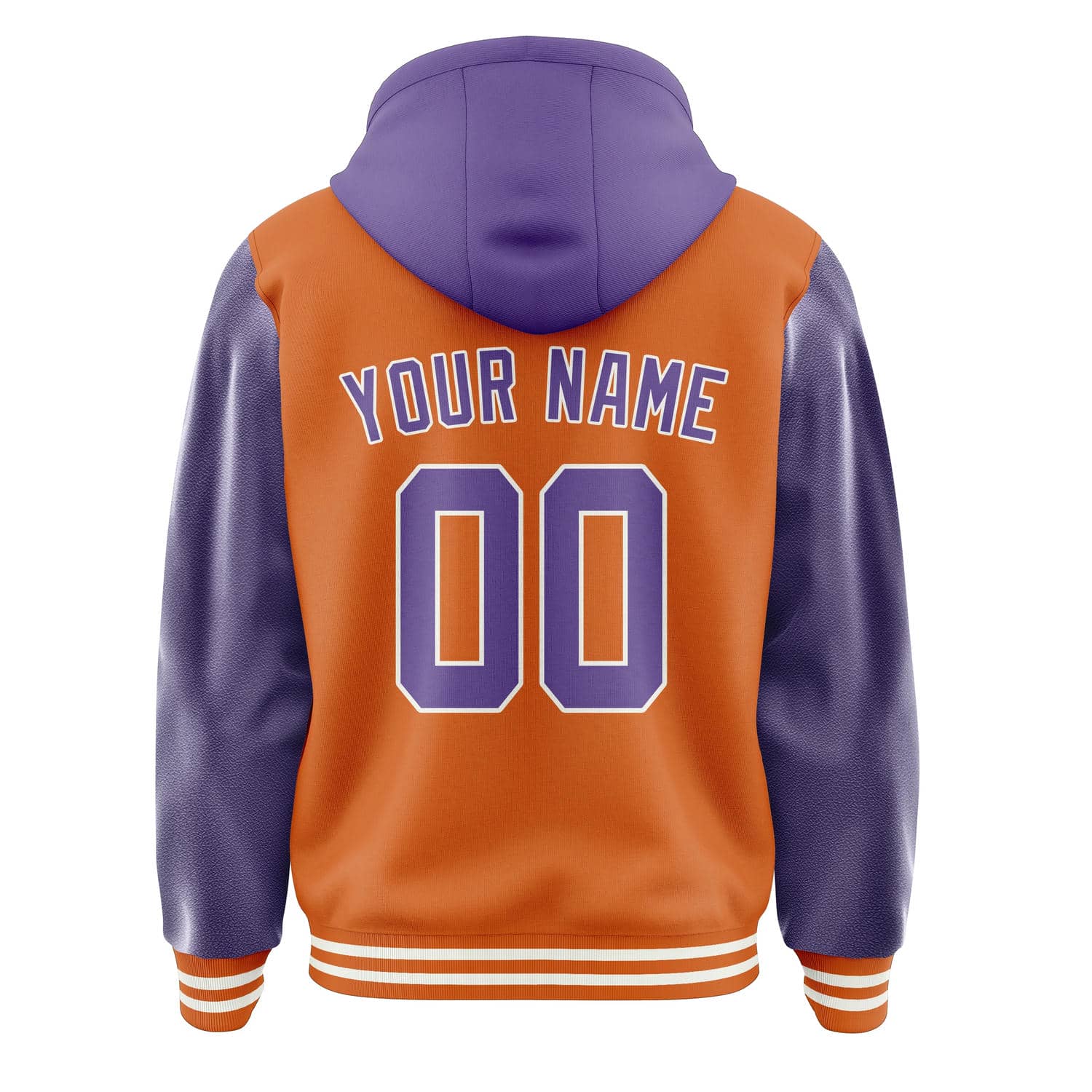 Maßgeschneidertes Orange Lavendel Jacke