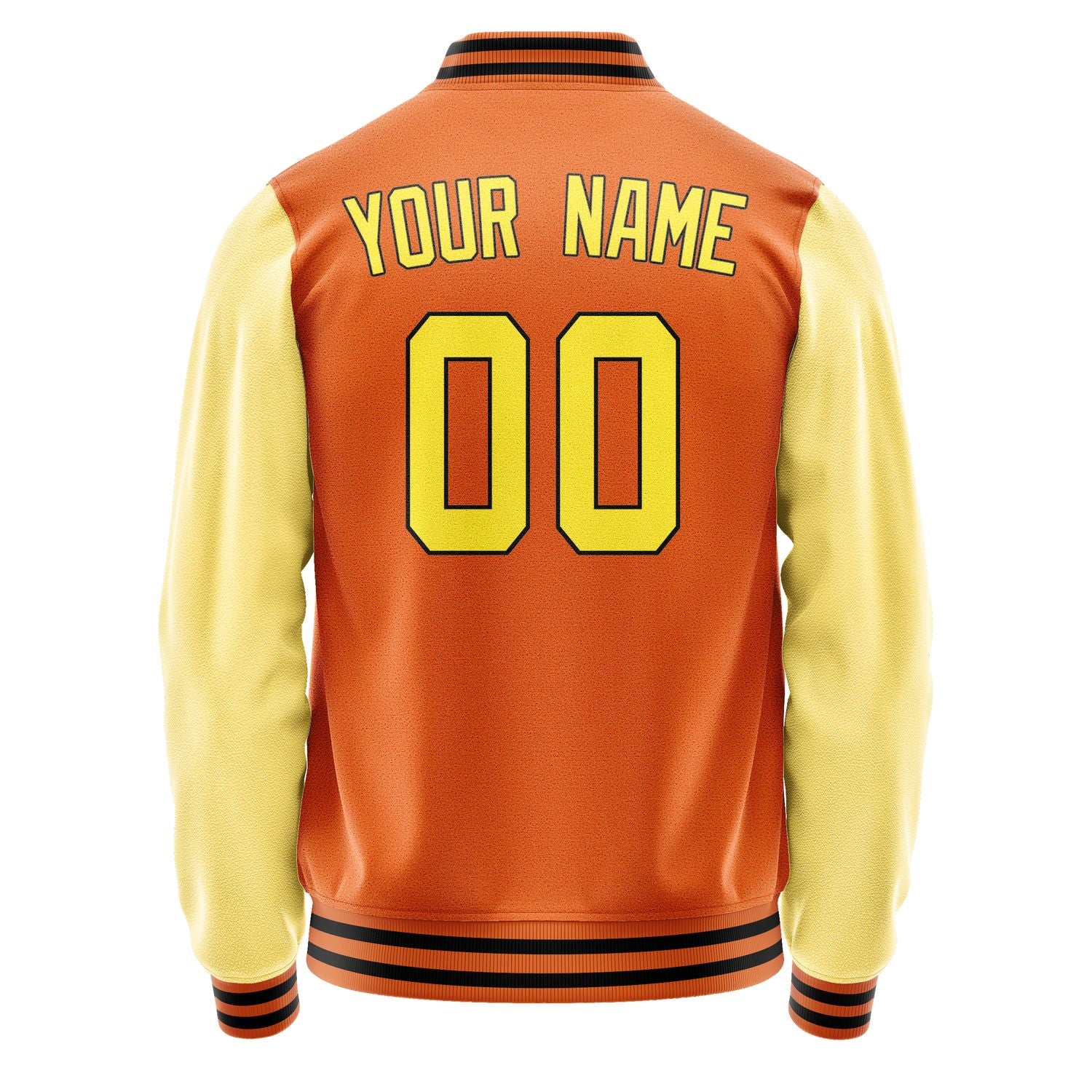 Maßgeschneidertes Orange Blassgelb Jacke JA2828262817B31726