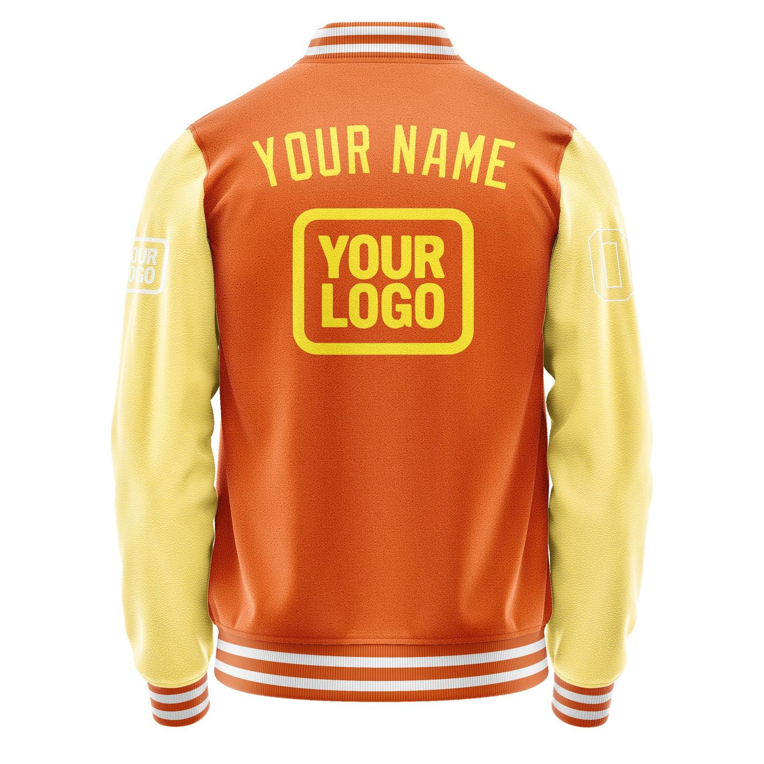 Maßgeschneidertes Orange Blassgelb Jacke JA282826281818262618