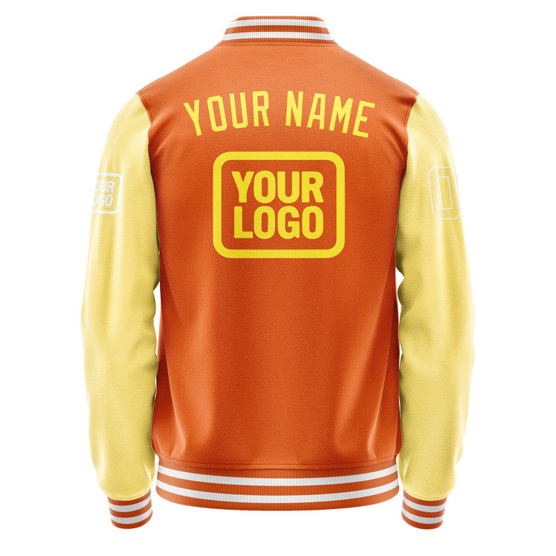 Maßgeschneidertes Orange Blassgelb Jacke JA282826281818262618