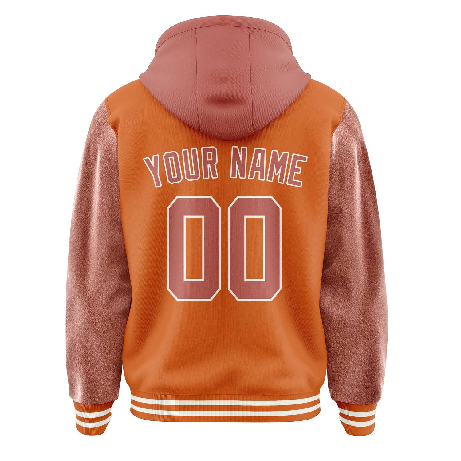 Maßgeschneidertes Orange Kupferrose Jacke