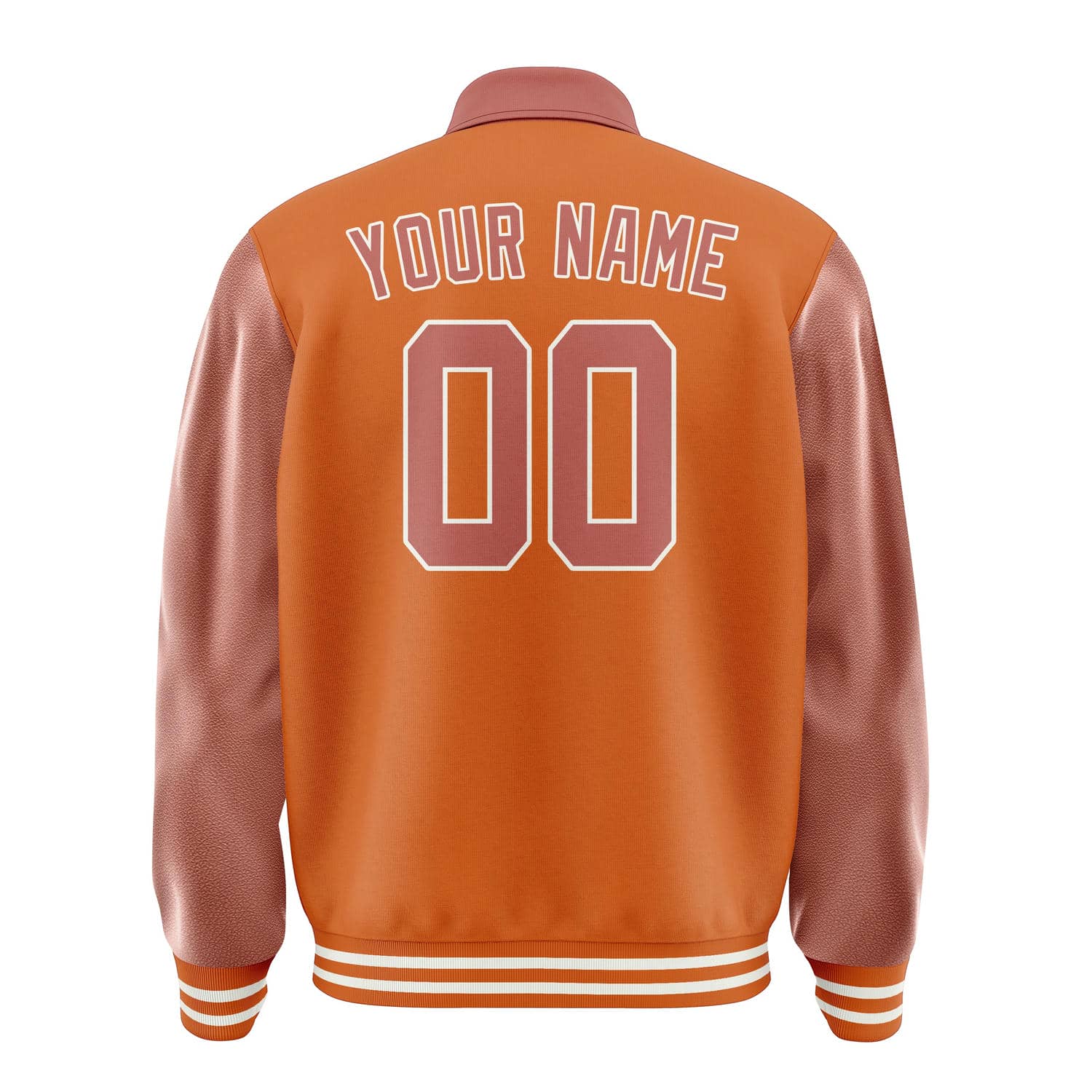 Maßgeschneidertes Orange Kupferrose Jacke