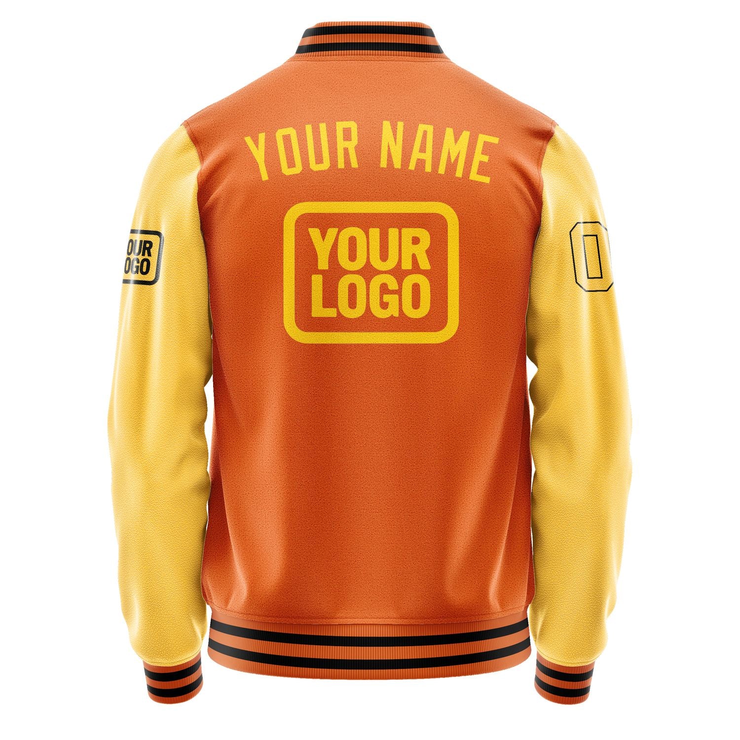 Maßgeschneidertes Orange Gold Jacke JA282830281717303017