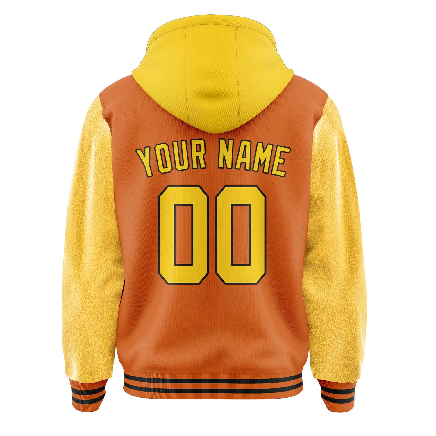 Maßgeschneidertes Orange Gold Jacke