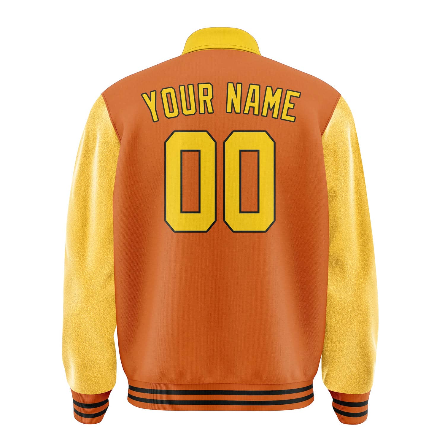 Maßgeschneidertes Orange Gold Jacke