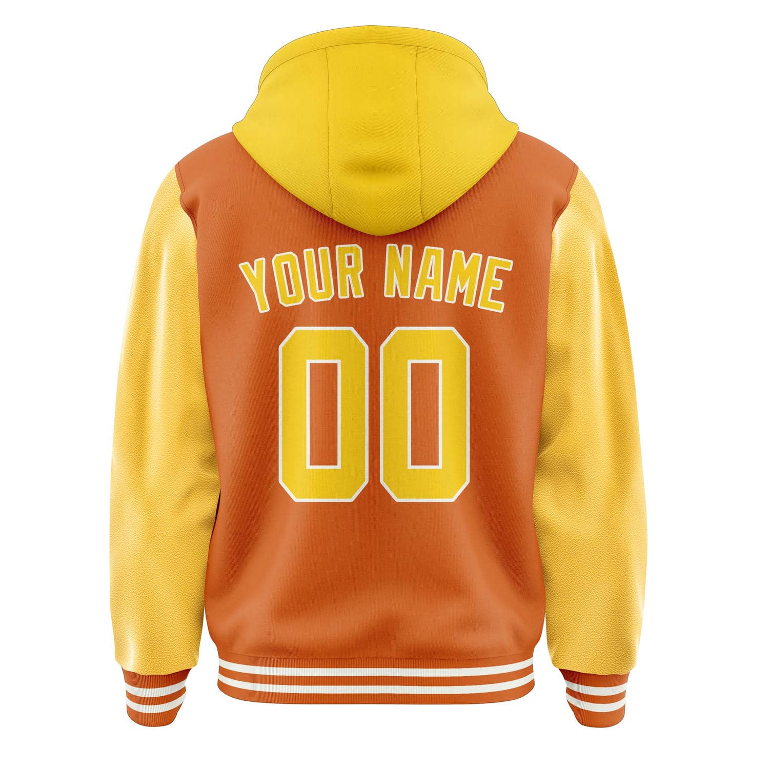 Maßgeschneidertes Orange Gold Jacke