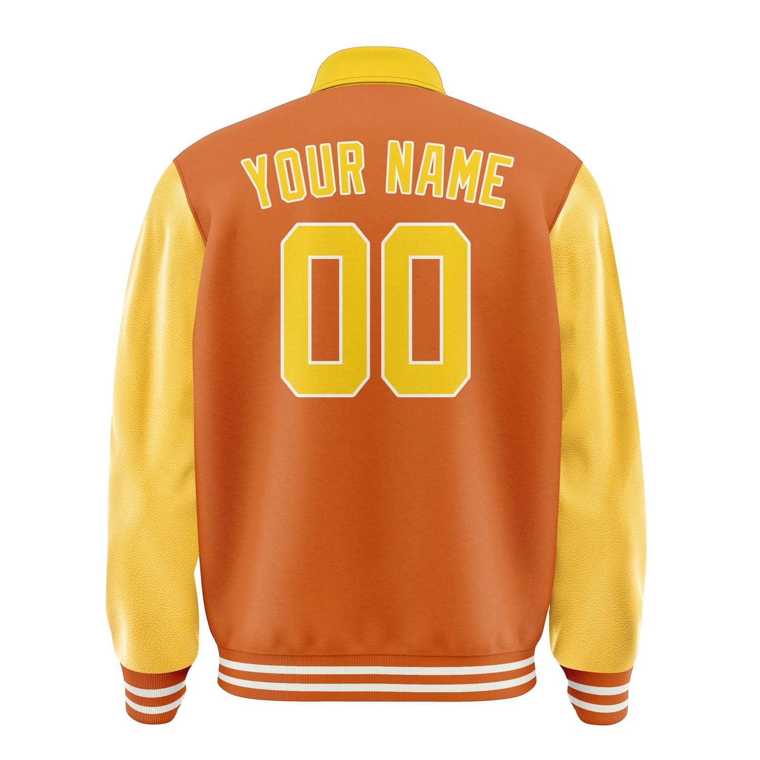 Maßgeschneidertes Orange Gold Jacke