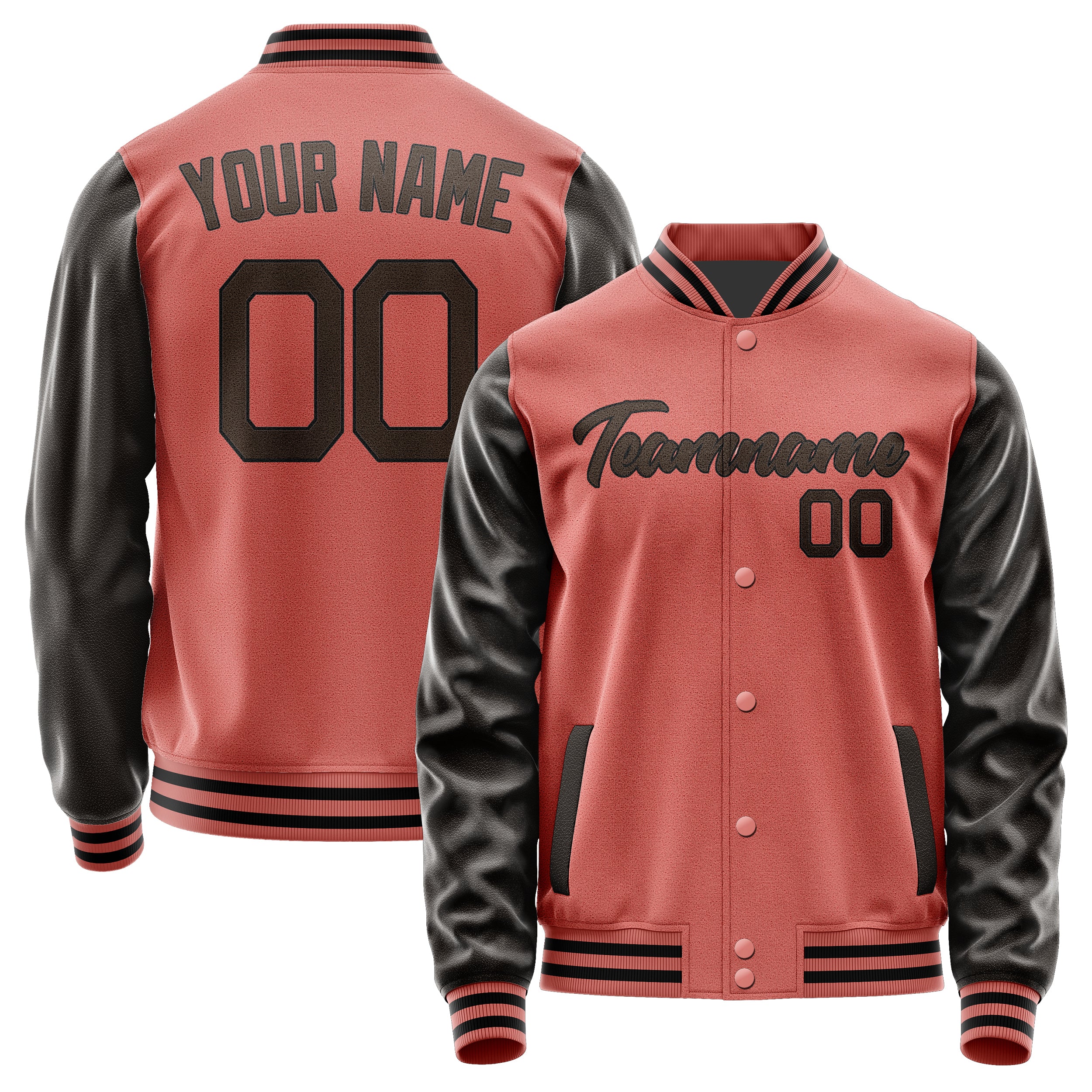 Maßgeschneidertes Kupferrose Braun Jacke JA2929012917B21701