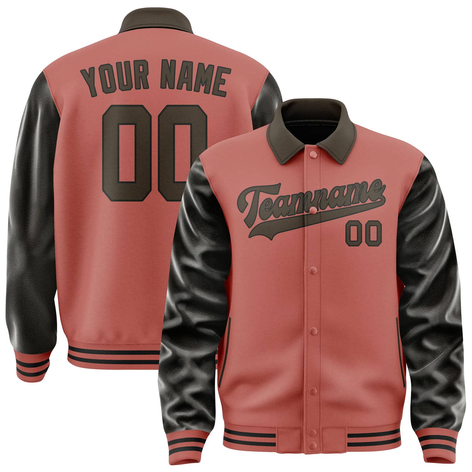 Maßgeschneidertes Kupferrose Braun Jacke JA292901291717010117