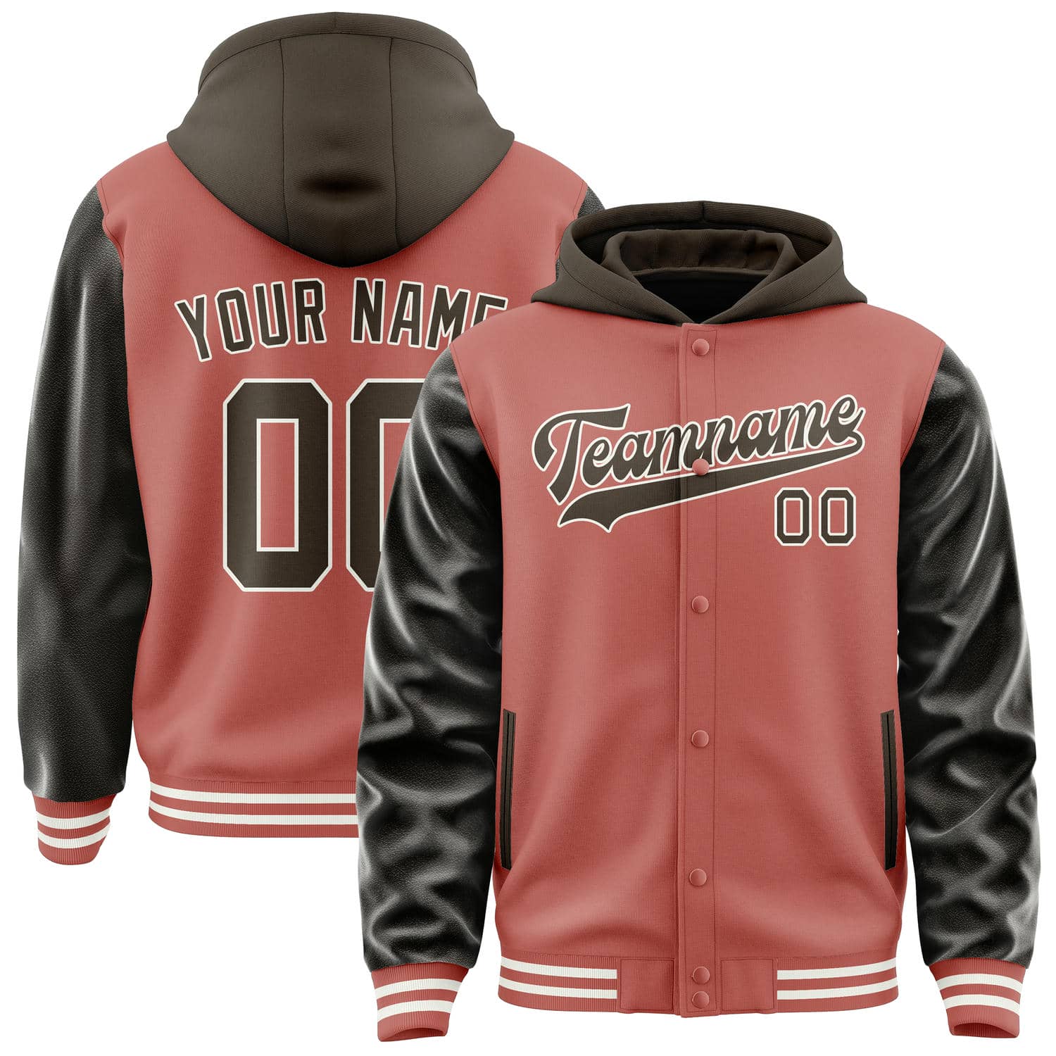 Maßgeschneidertes Kupferrose Braun Jacke JA292901291818010118