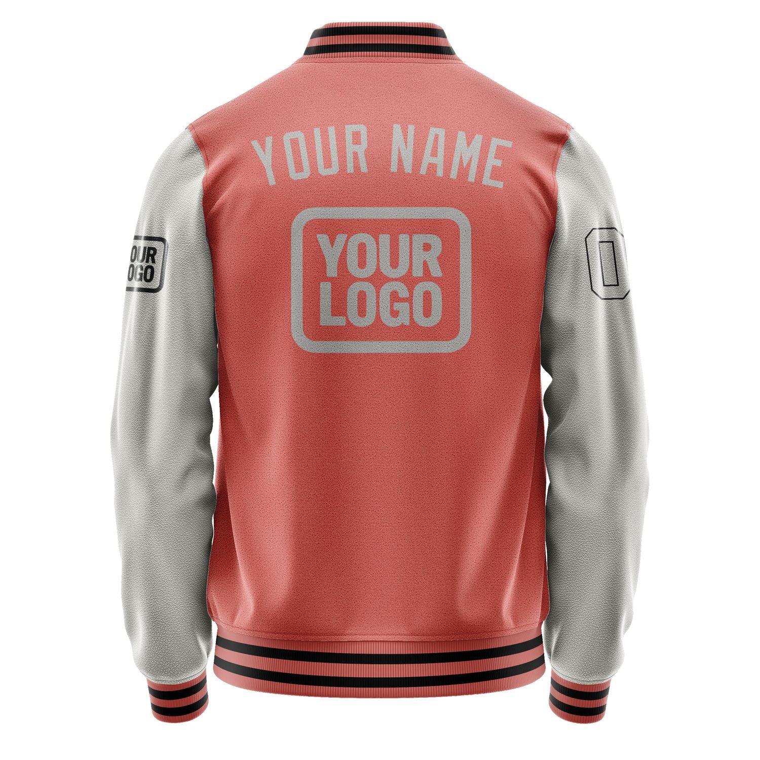 Maßgeschneidertes Kupferrose Grau Jacke JA292904291717040417