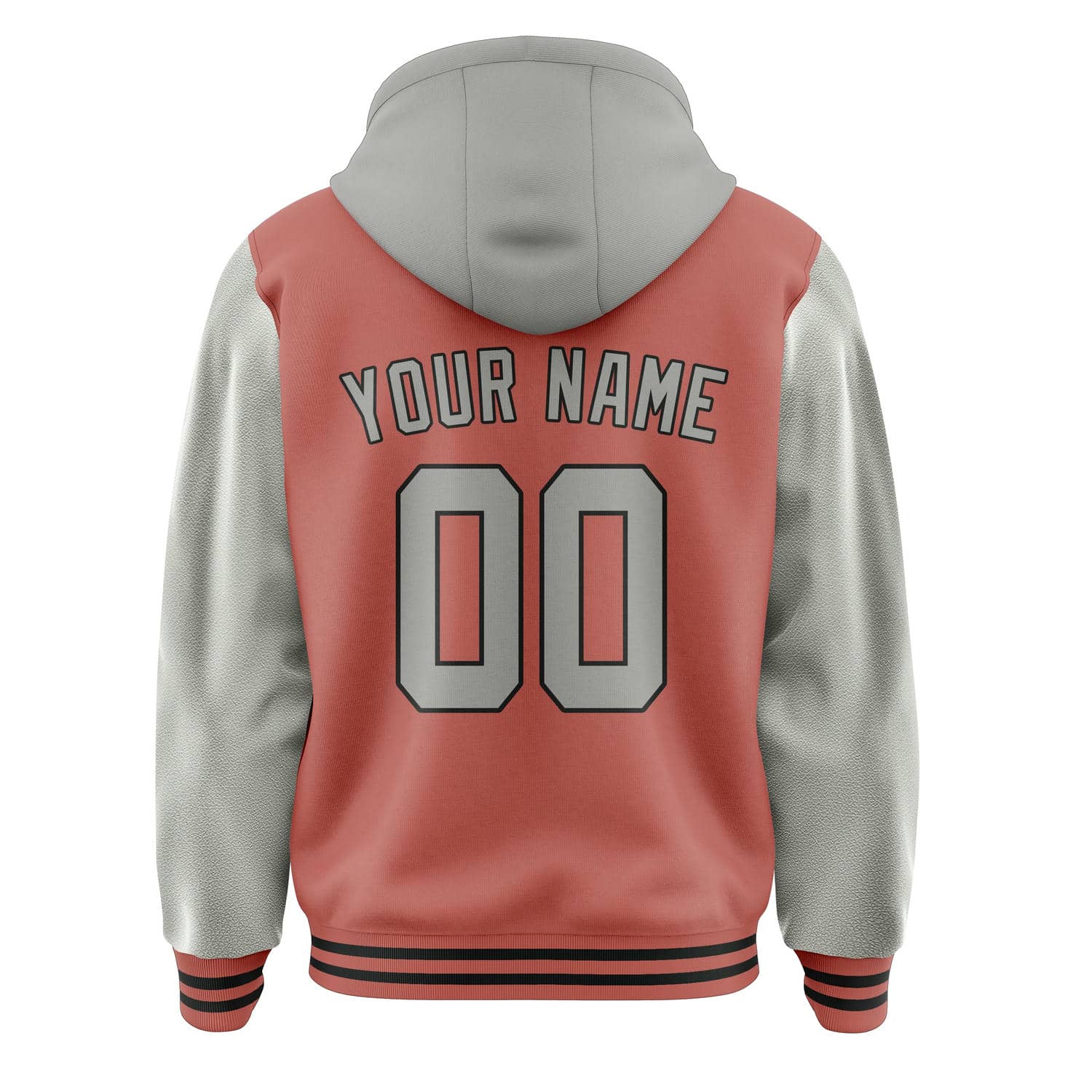 Maßgeschneidertes Kupferrose Grau Jacke