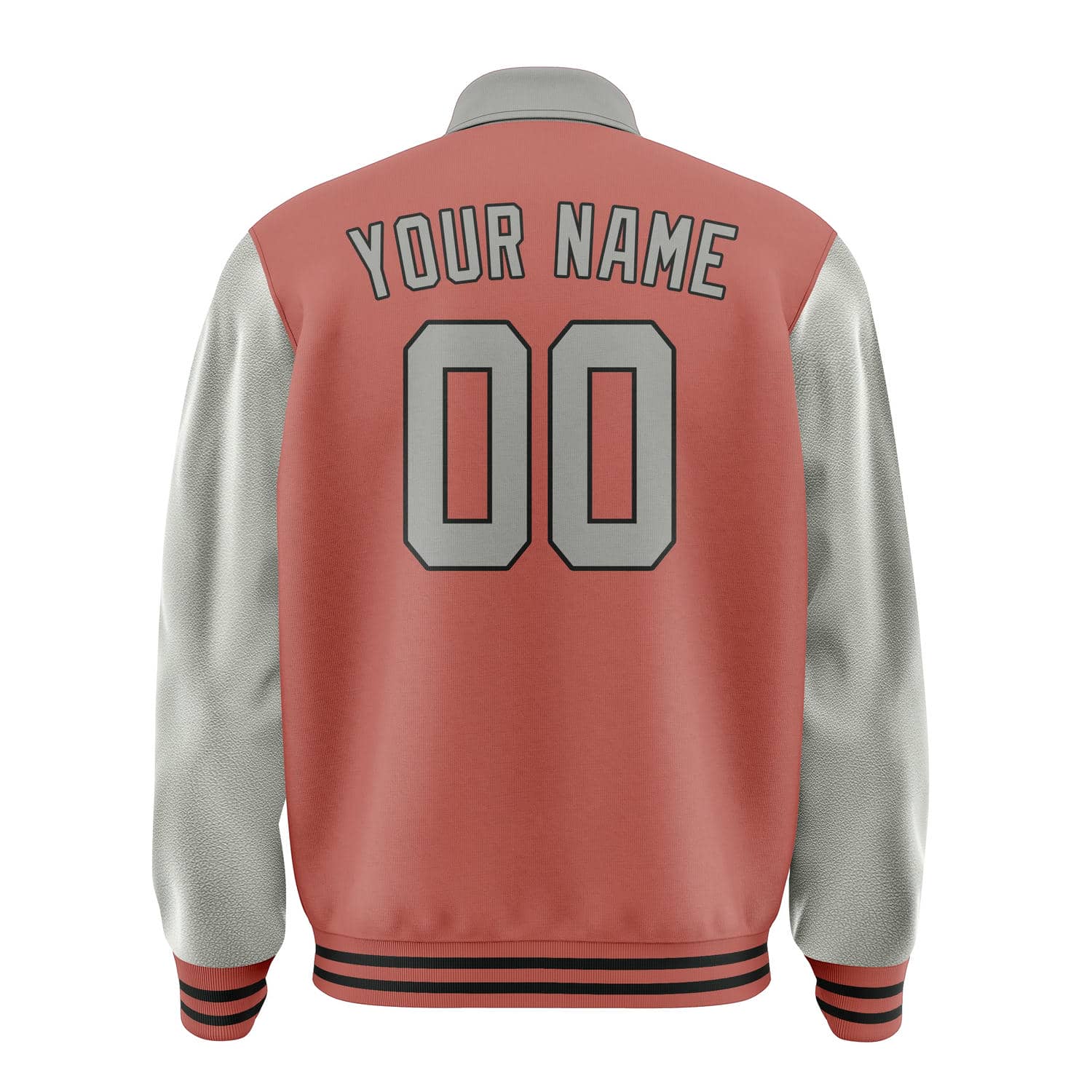 Maßgeschneidertes Kupferrose Grau Jacke