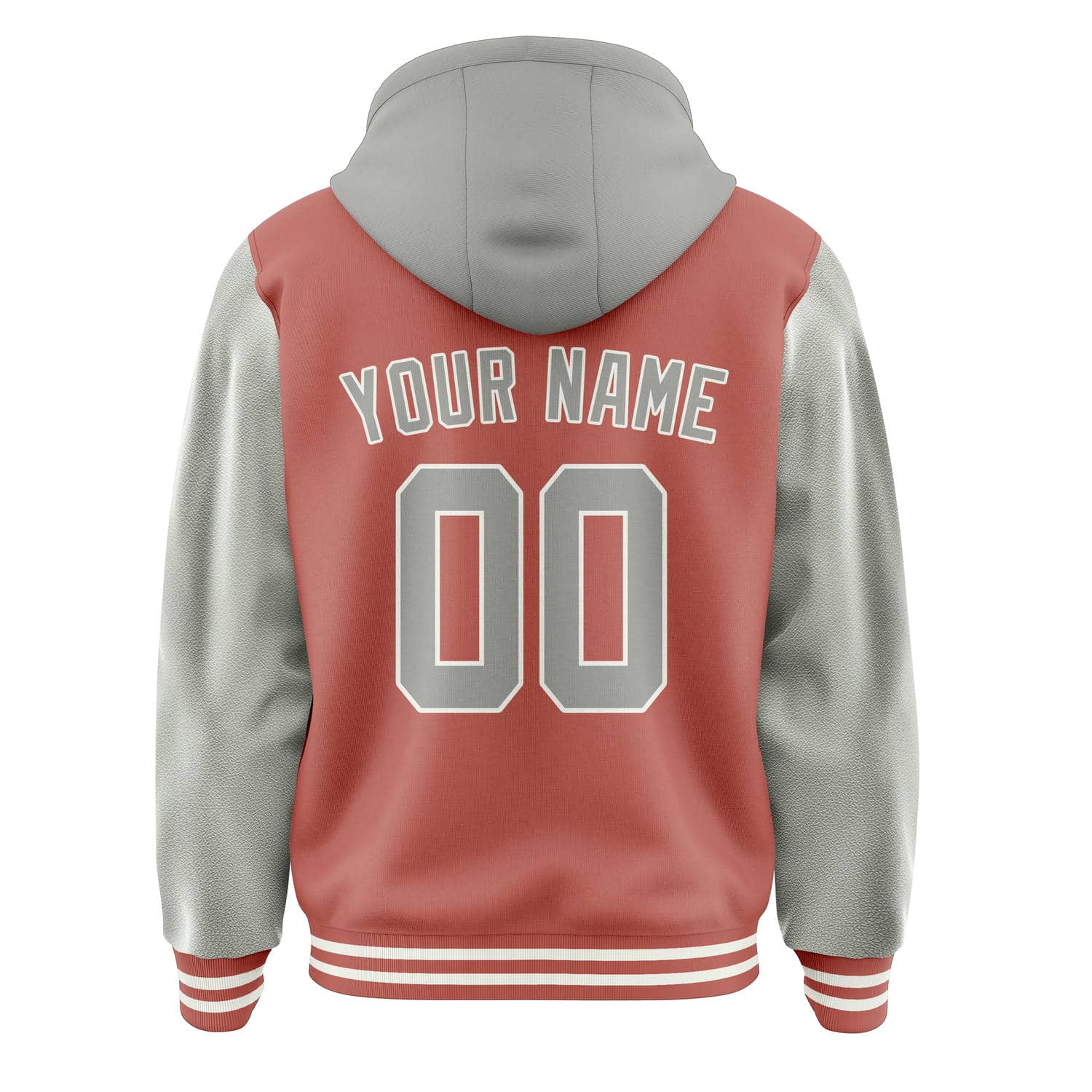 Maßgeschneidertes Kupferrose Grau Jacke