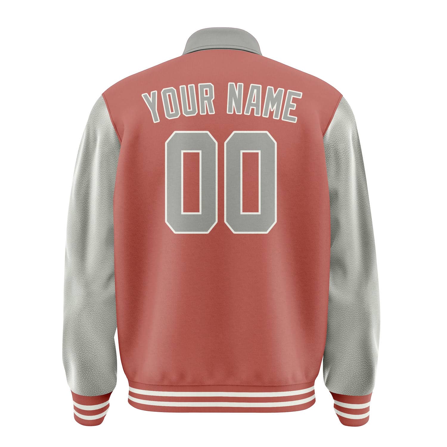 Maßgeschneidertes Kupferrose Grau Jacke