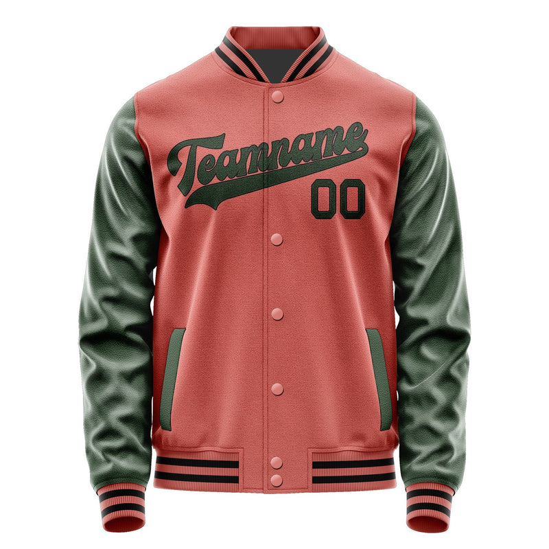 Maßgeschneidertes Kupferrose Tannengrün Jacke JA2929062917B31706