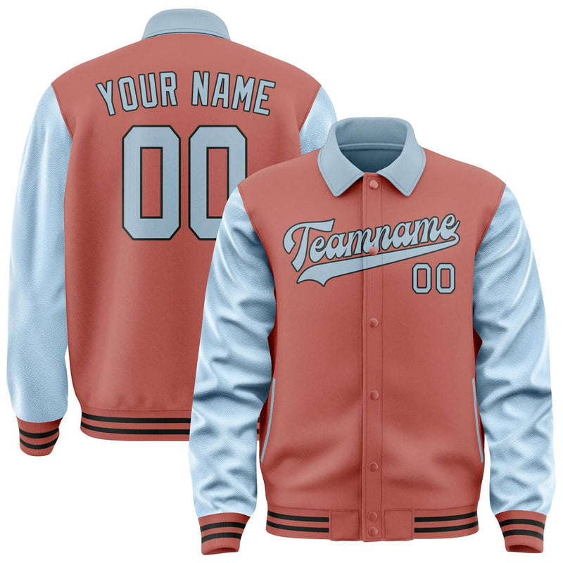Maßgeschneidertes Kupferrose Hellblau Jacke JA292908291717080817