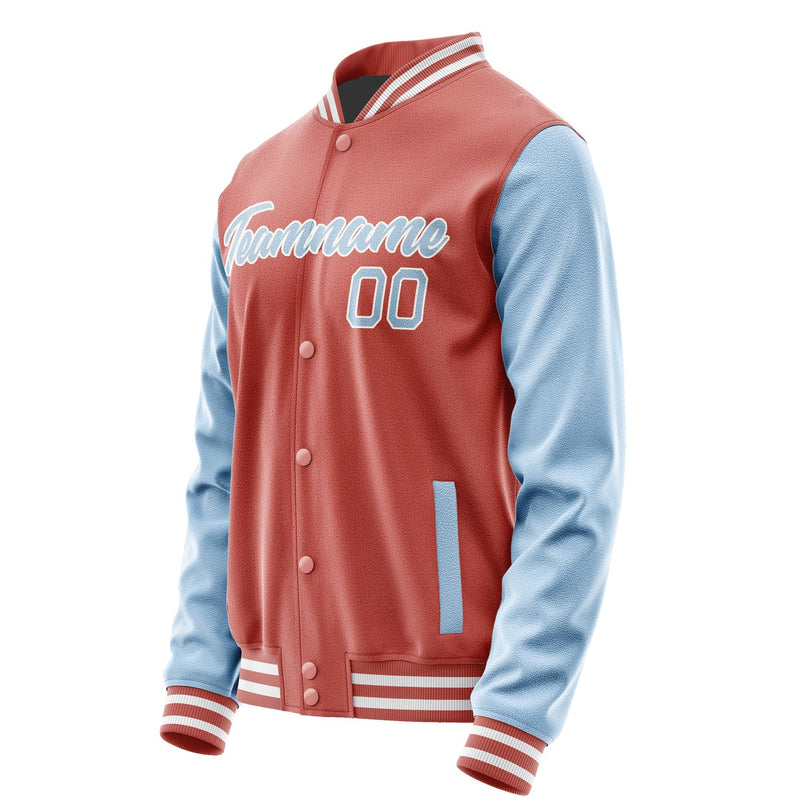 Maßgeschneidertes Kupferrose Hellblau Jacke JA2929082917B21708