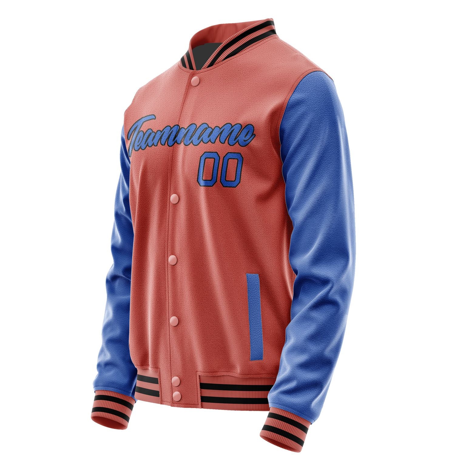 Maßgeschneidertes Kupferrose Hellblau Jacke JA2929082918B21808