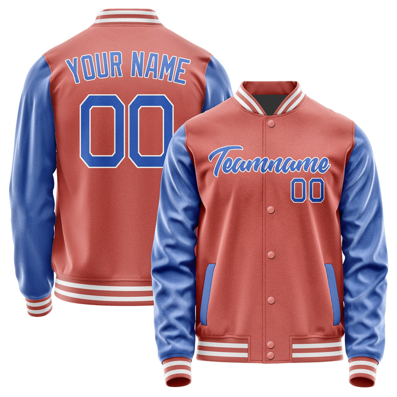 Maßgeschneidertes Kupferrose Himmelblau Jacke JA2929092918B21809