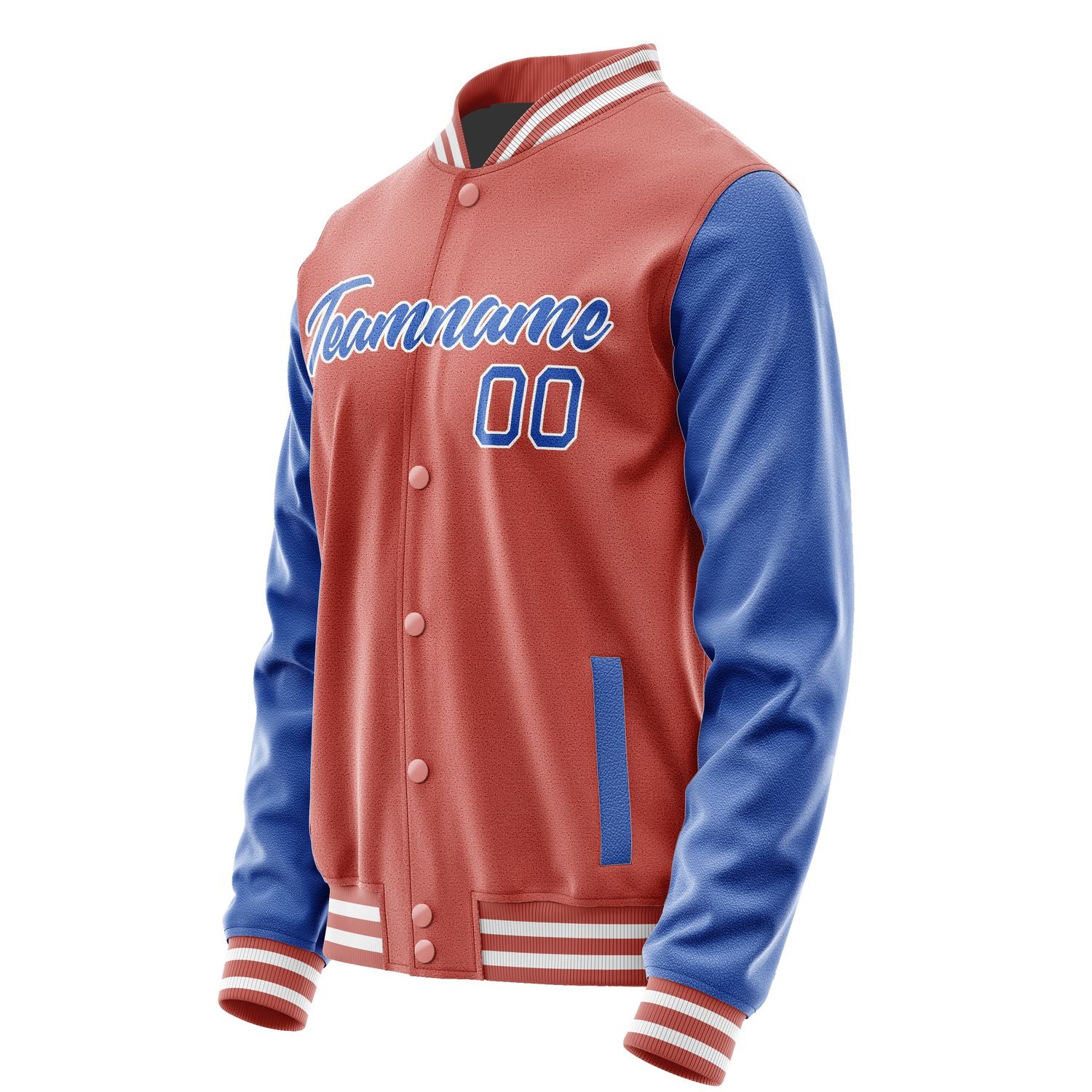 Maßgeschneidertes Kupferrose Himmelblau Jacke JA2929092917B21709