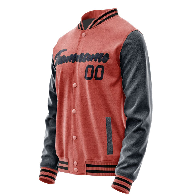 Maßgeschneidertes Kupferrose Marineblau Jacke JA2929102918B21810