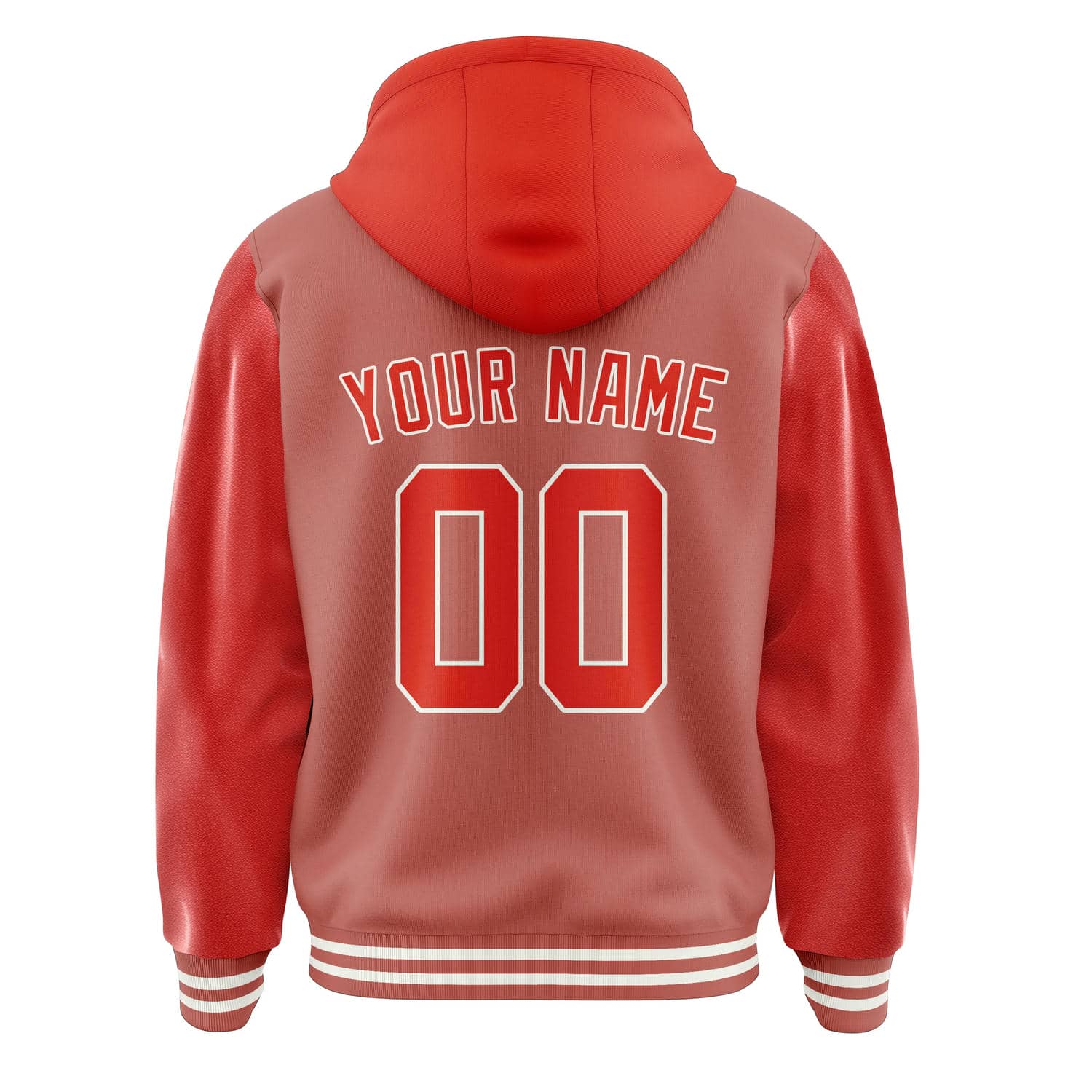 Maßgeschneidertes Kupferrose Orangerot Jacke