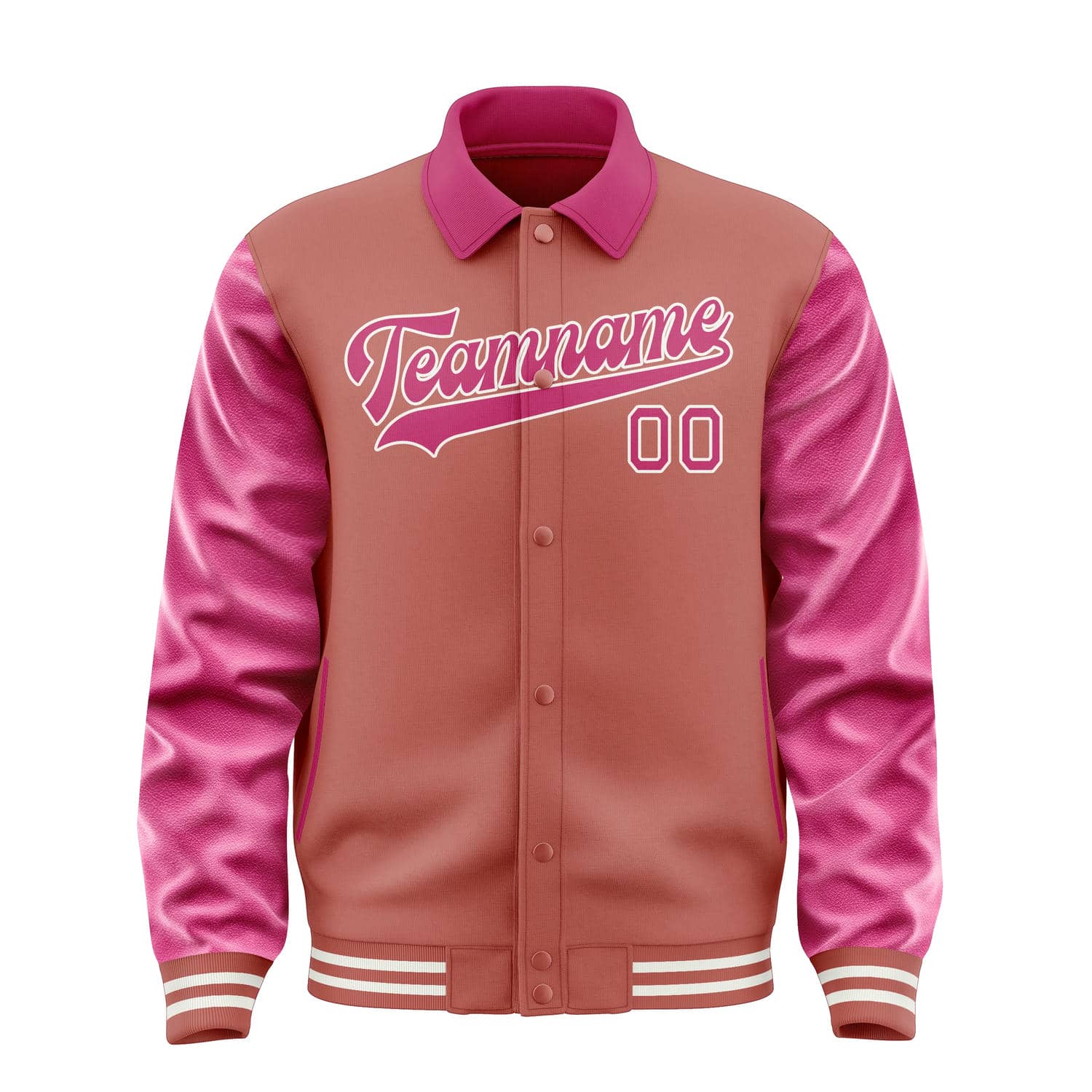 Maßgeschneidertes Kupferrose Rosarot Jacke