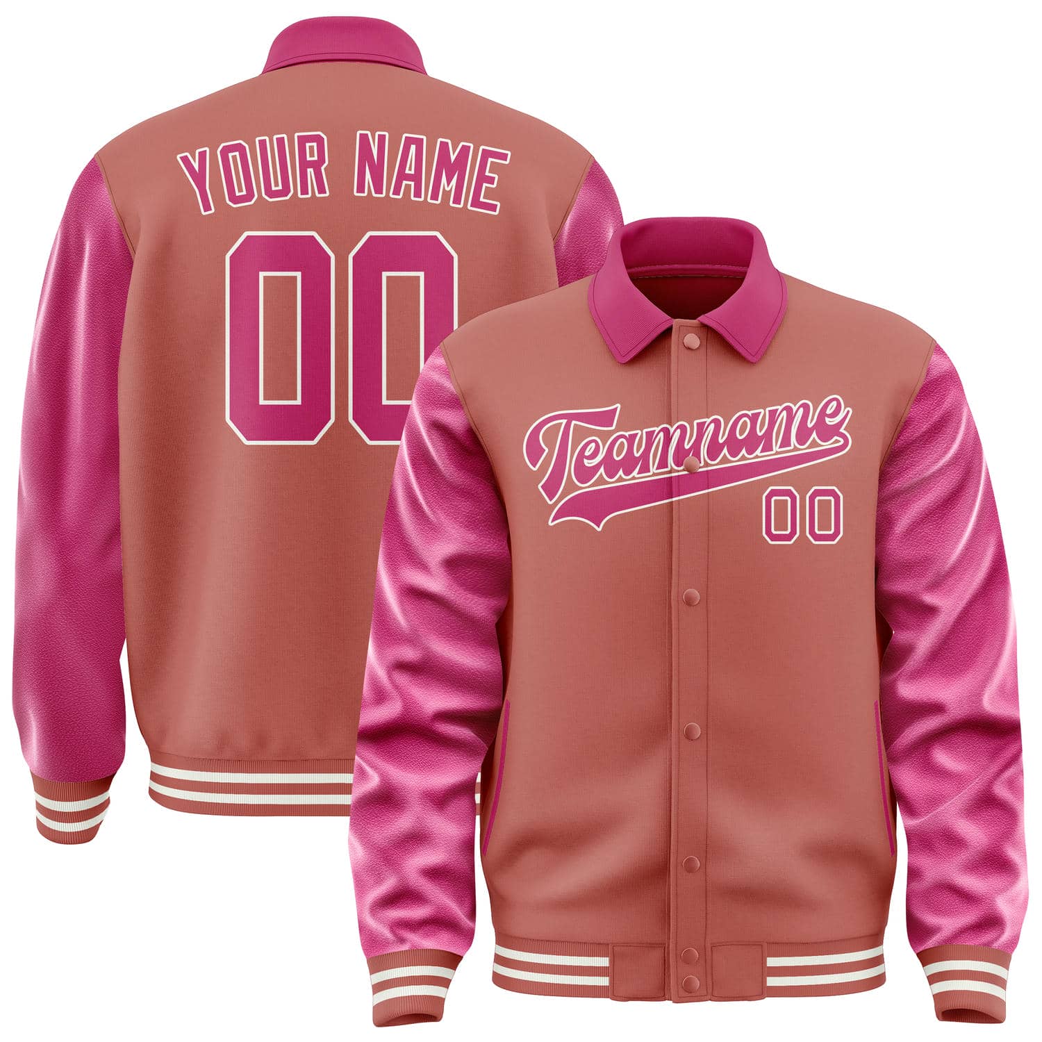 Maßgeschneidertes Kupferrose Rosarot Jacke JA292913291818131318