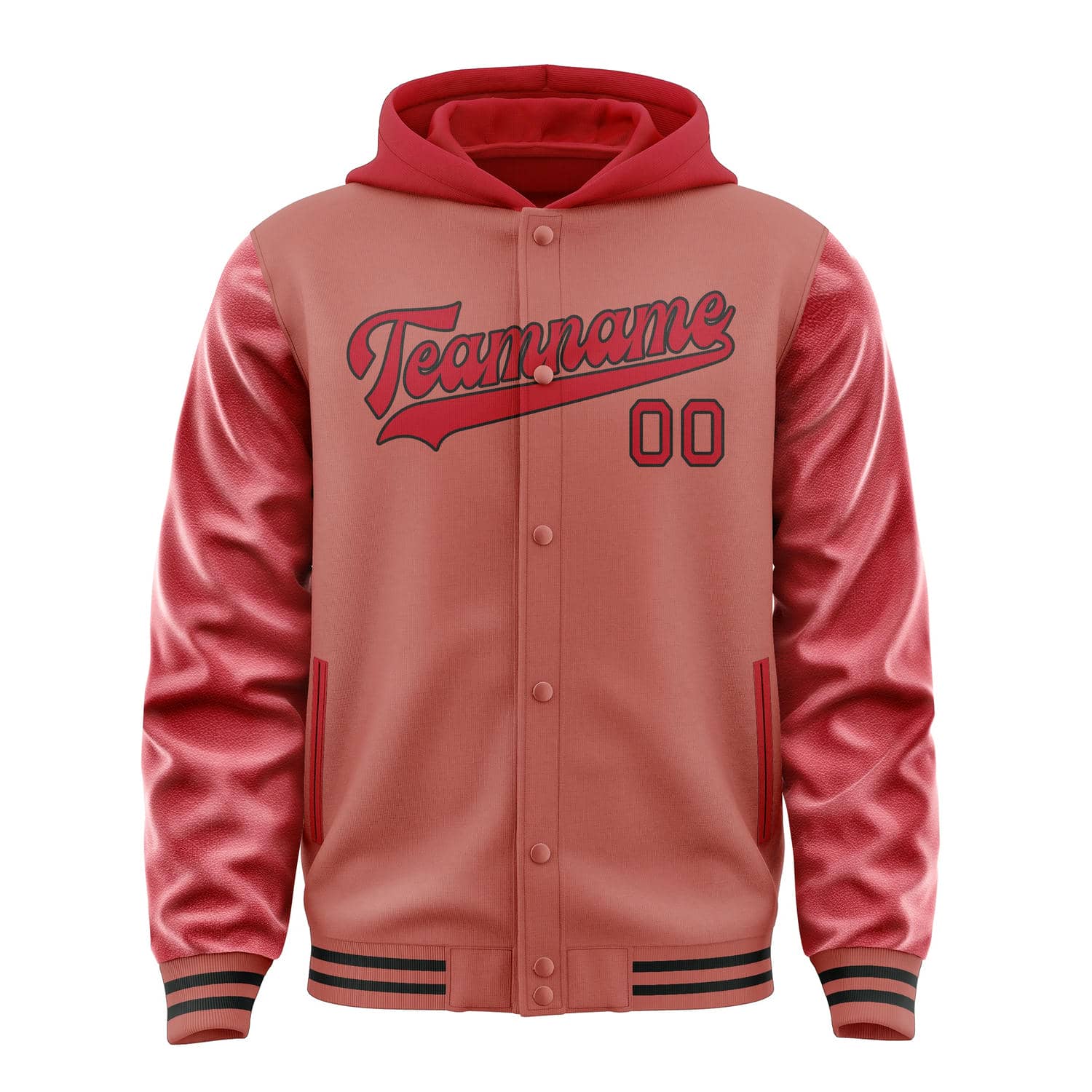 Maßgeschneidertes Kupferrose Rot Jacke