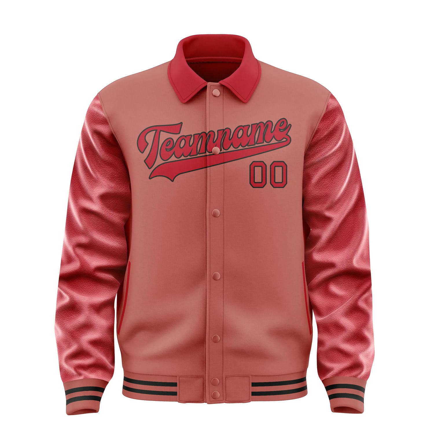 Maßgeschneidertes Kupferrose Rot Jacke