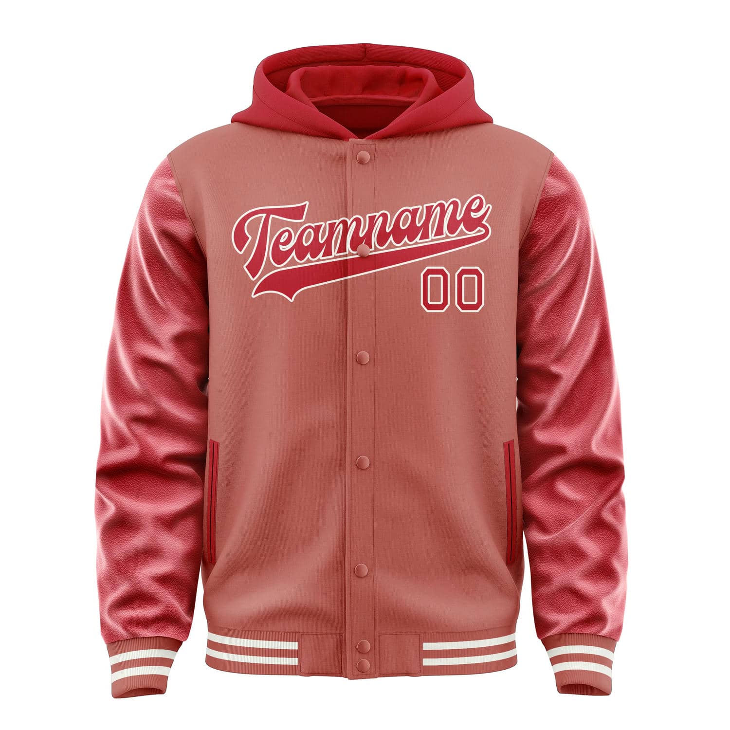 Maßgeschneidertes Kupferrose Rot Jacke