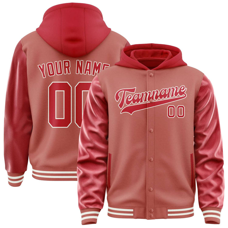Maßgeschneidertes Kupferrose Rot Jacke JA292914291818141418
