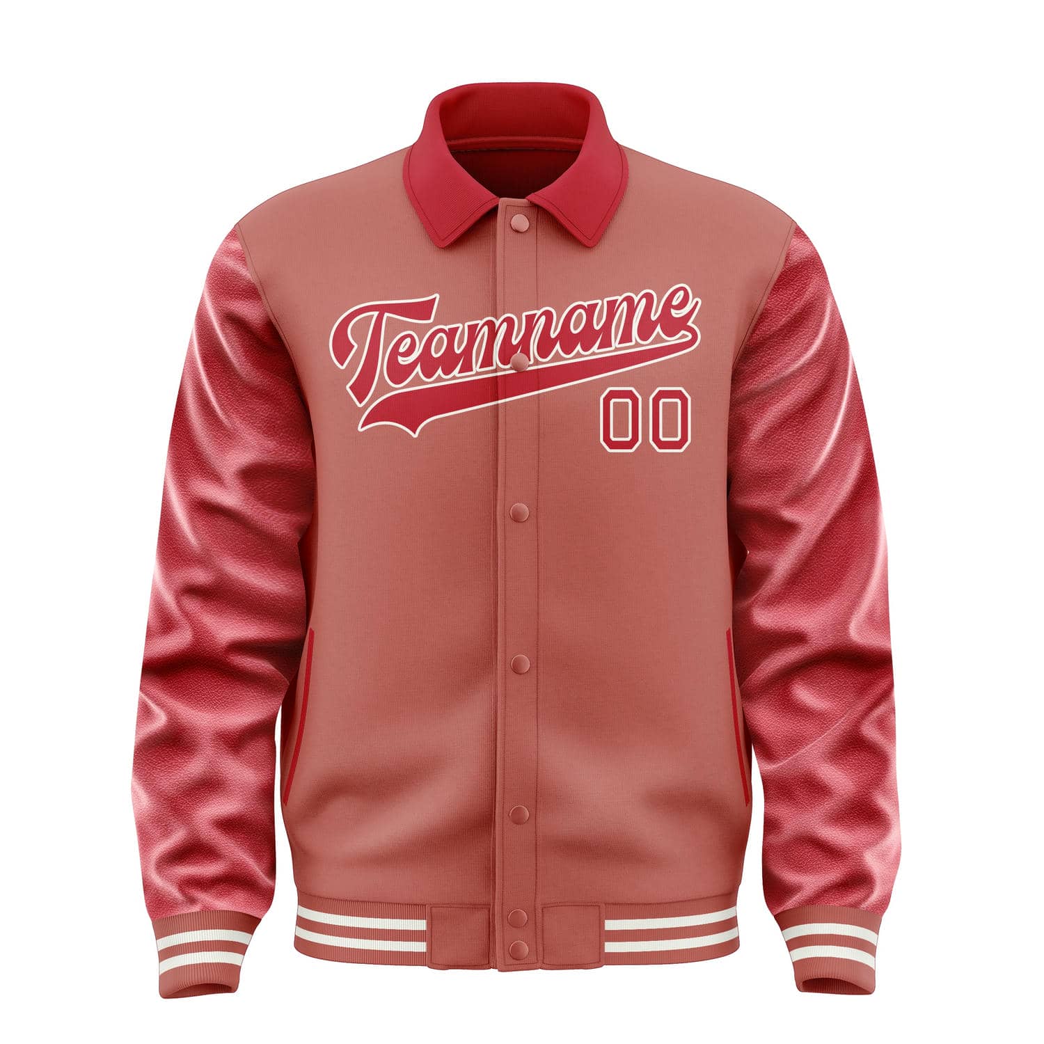 Maßgeschneidertes Kupferrose Rot Jacke