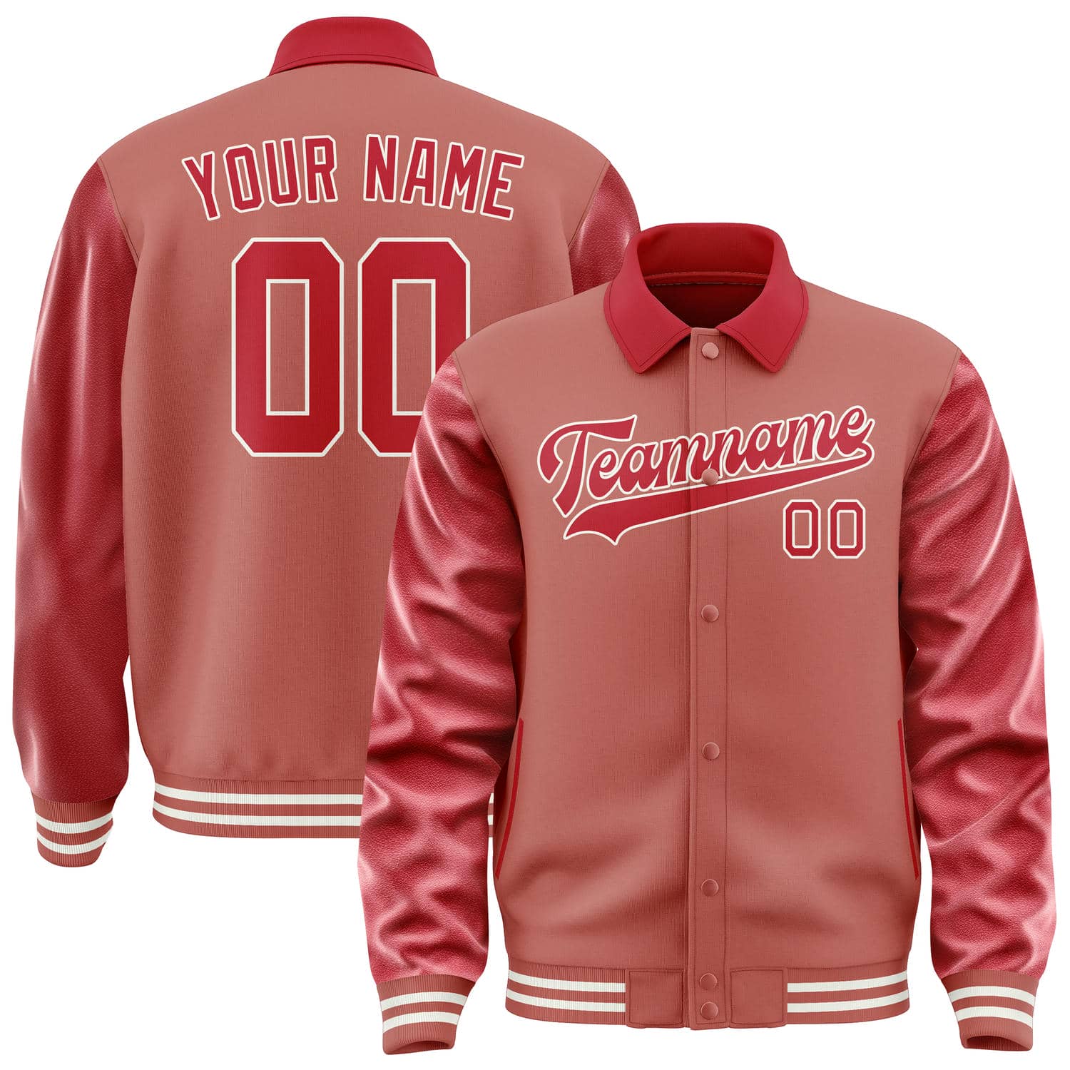 Maßgeschneidertes Kupferrose Rot Jacke JA292914291818141418