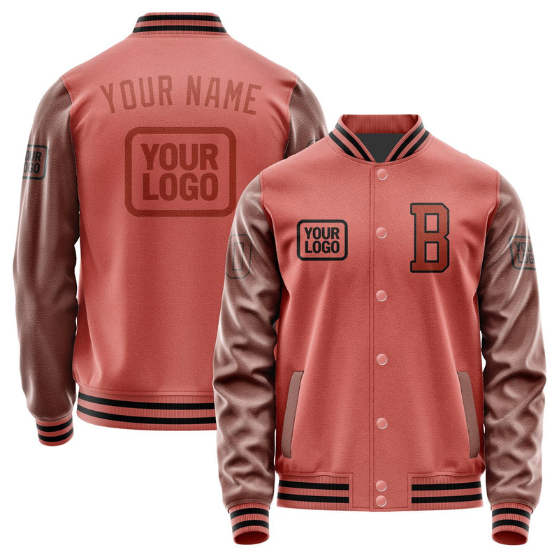Maßgeschneidertes Kupferrose Korallenrot Jacke JA292916291717161617
