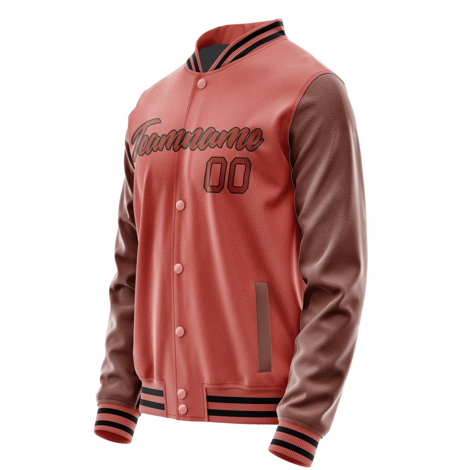 Maßgeschneidertes Kupferrose Karmesinrot Jacke JA2929152918B21815