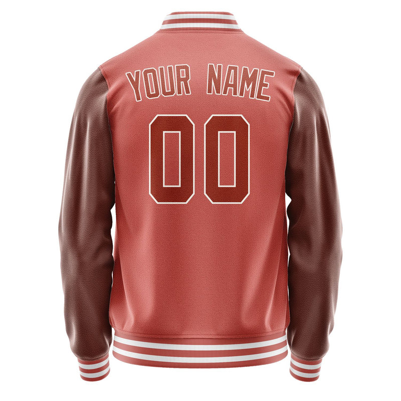 Maßgeschneidertes Kupferrose Korallenrot Jacke JA2929162918B31816