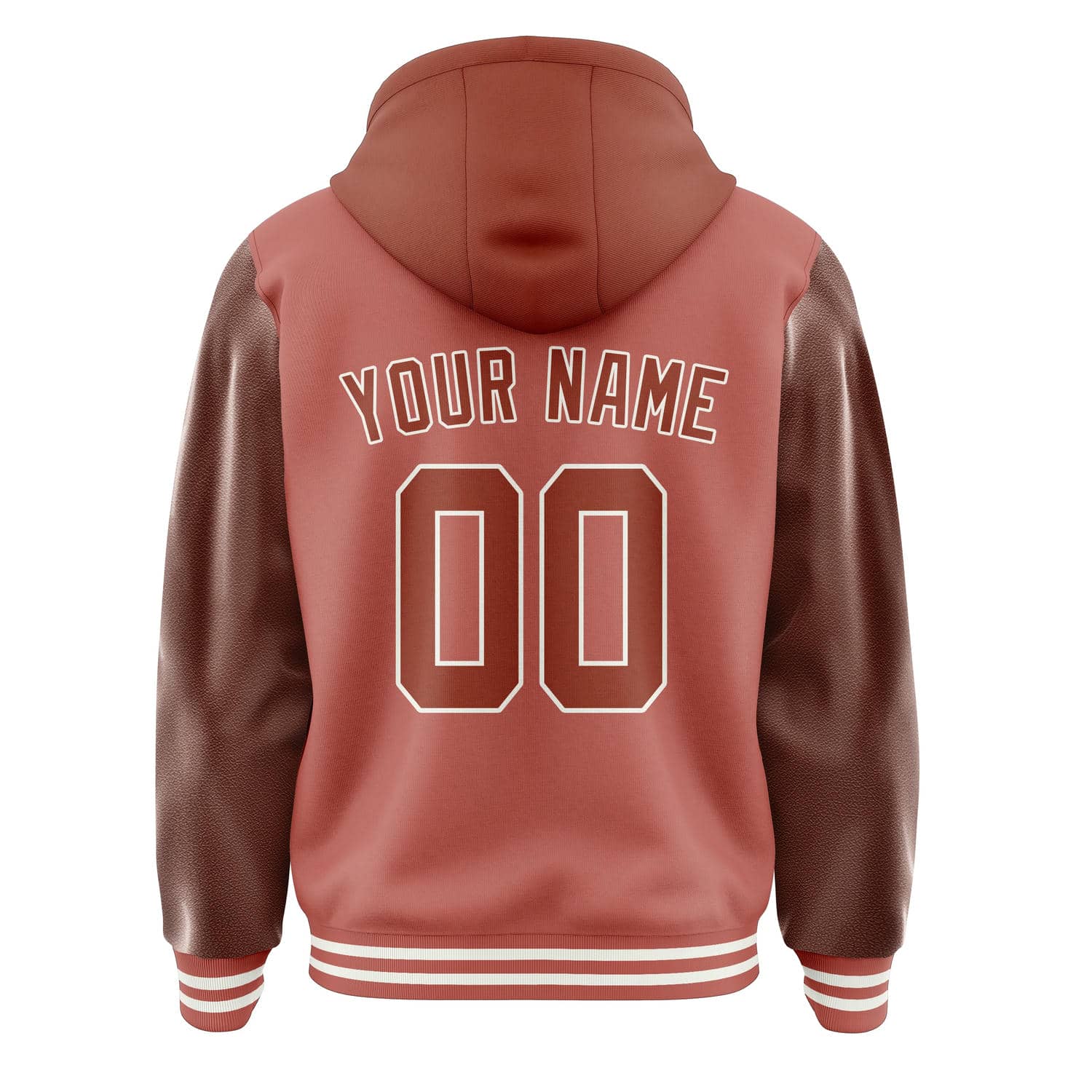 Maßgeschneidertes Kupferrose Korallenrot Jacke