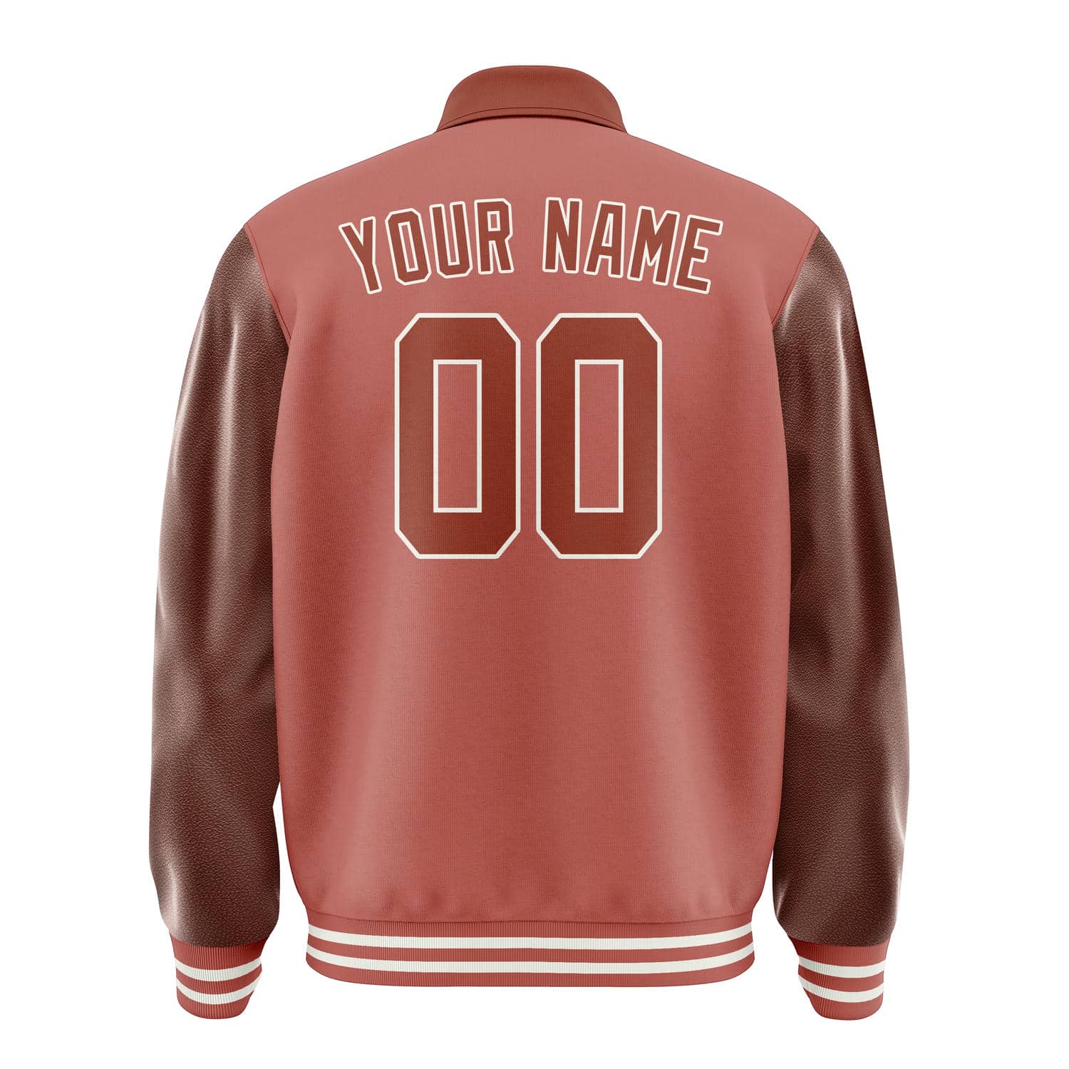 Maßgeschneidertes Kupferrose Korallenrot Jacke