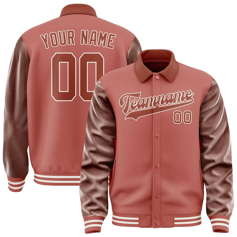 Maßgeschneidertes Kupferrose Korallenrot Jacke JA292916291818161618