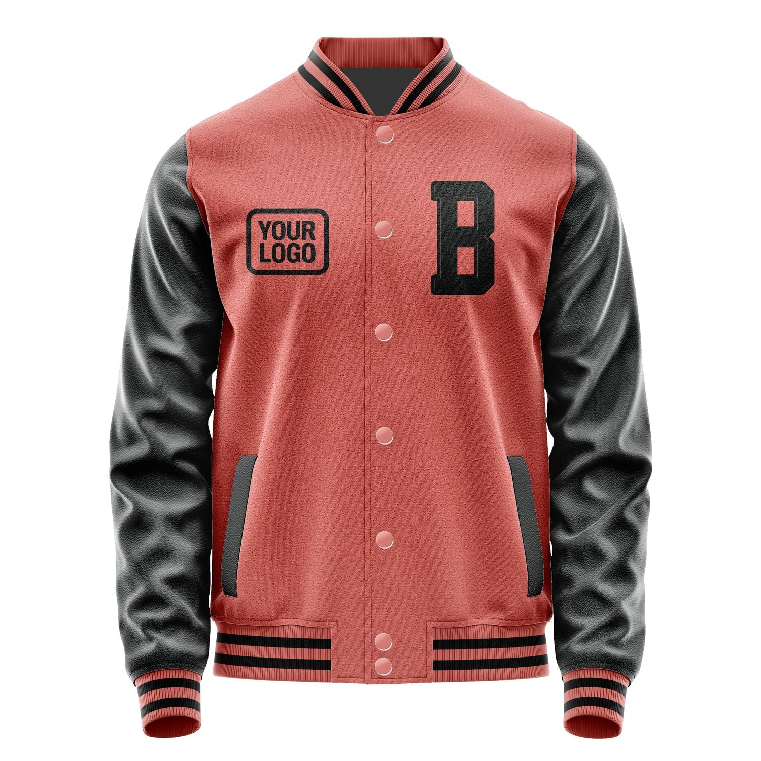 Maßgeschneidertes Kupferrose Schwarz Jacke JA292917291717171717