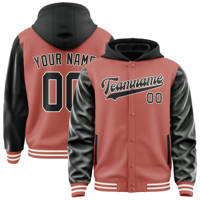 Maßgeschneidertes Kupferrose Schwarz Jacke JA292917291818171718