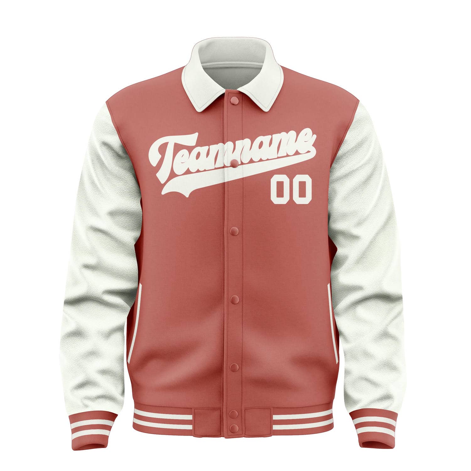 Maßgeschneidertes Kupferrose Weiß Jacke