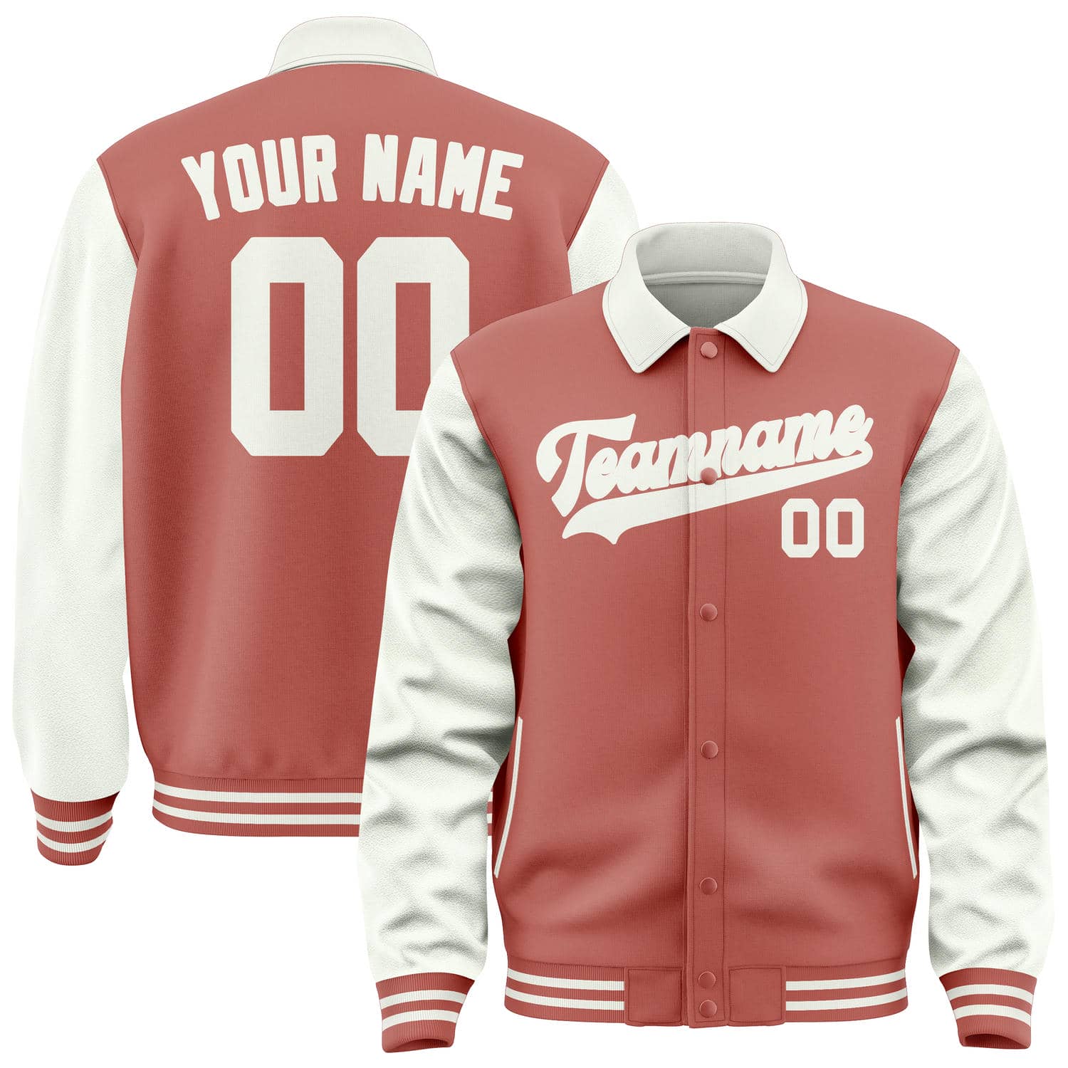 Maßgeschneidertes Kupferrose Weiß Jacke JA292918291818181818