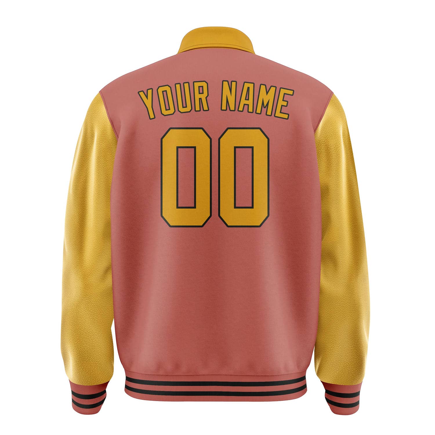 Maßgeschneidertes Kupferrose Gelb Jacke